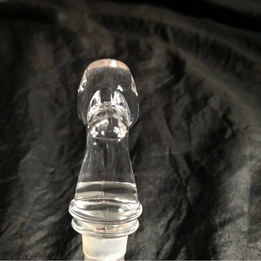 Vintage Mikasa Crystal Bottle Stopper - Mallard Duck - Picture 11 of 15